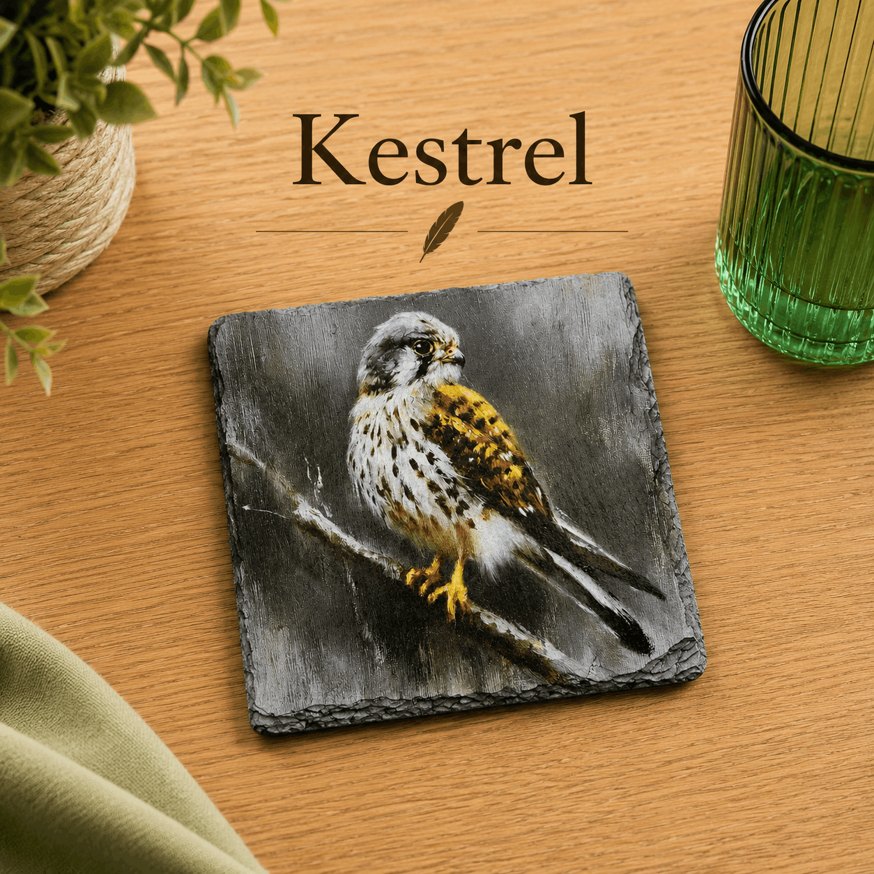 Wings of the Wild Slate Coasters