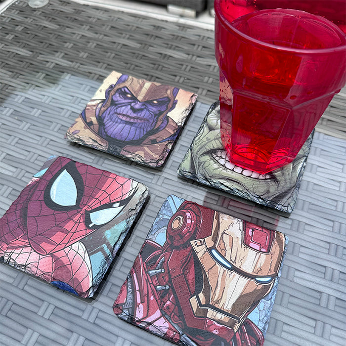 Marvel Slate Coasters -Set of any 4