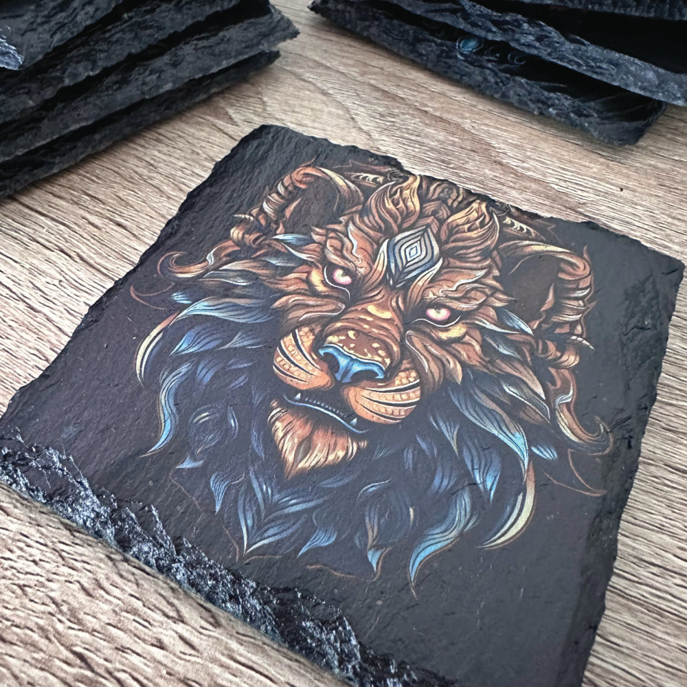 Gothic Tattoo Slate Coasters - Set of 4 #2