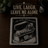 Grim Laughs Slate Coasters