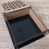Slate Coaster Gift Box - Black Wood