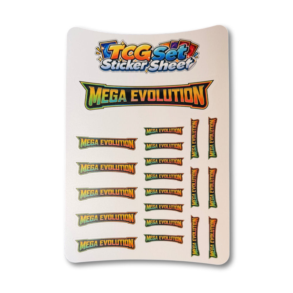 TCG Set Logo Sticker Sheet