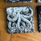 Under The Seas Single Slate Coaster - Octopus