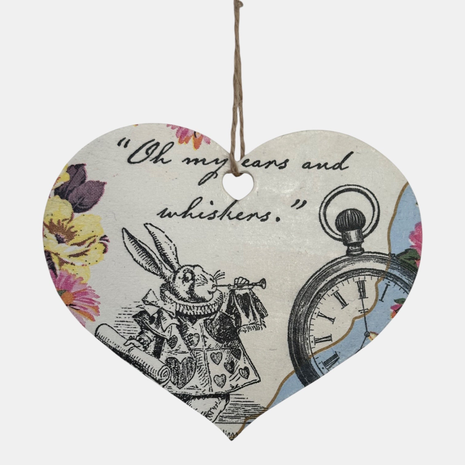 Decoupage Hanging Hearts