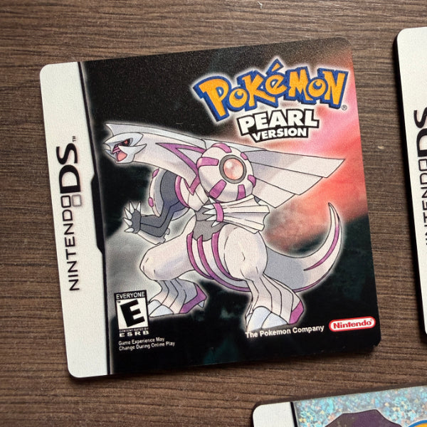 Pokémon Coasters Wooden Game Cover & Team Rocket Art
