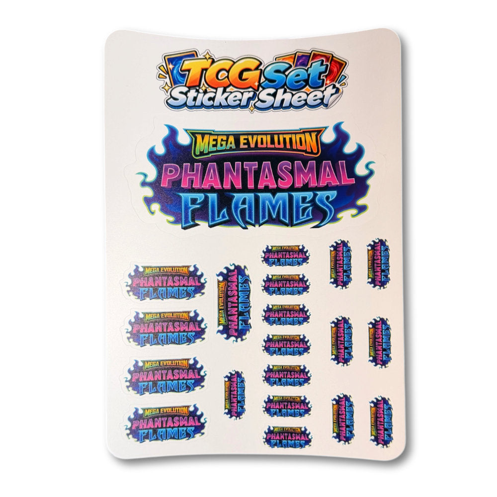 TCG Set Logo Sticker Sheet