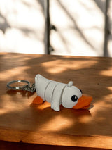 Flexible Duck Keychain