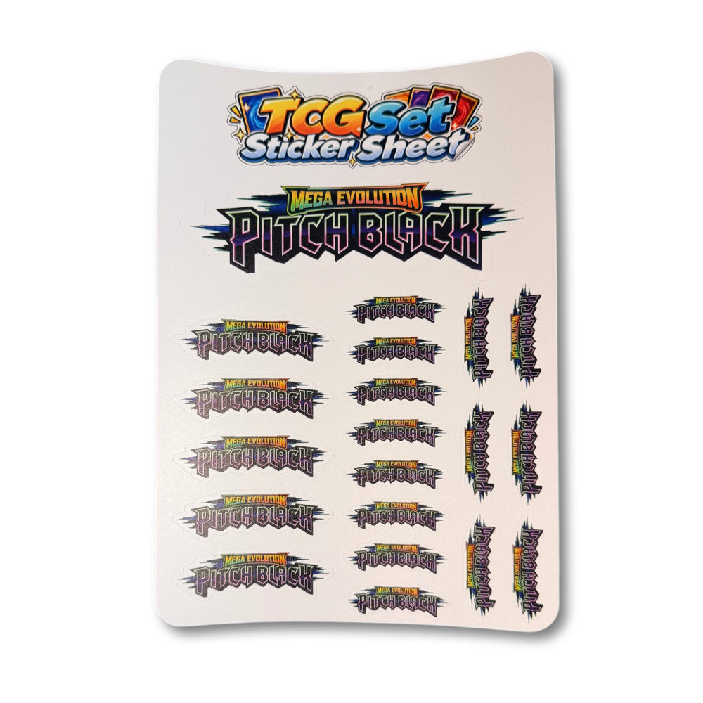 TCG Set Logo Sticker Sheet