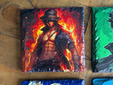 One Piece Slate Coasters - Set of 4