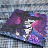 Day of the Dead Slate Coaster - Full Set