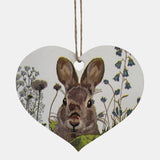 Decoupage Hanging Hearts