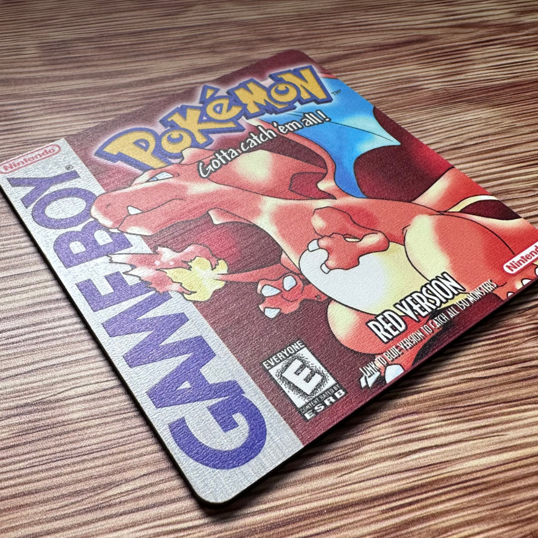 Pokémon Gameboy Cover & Team rocket Wooden Coasters