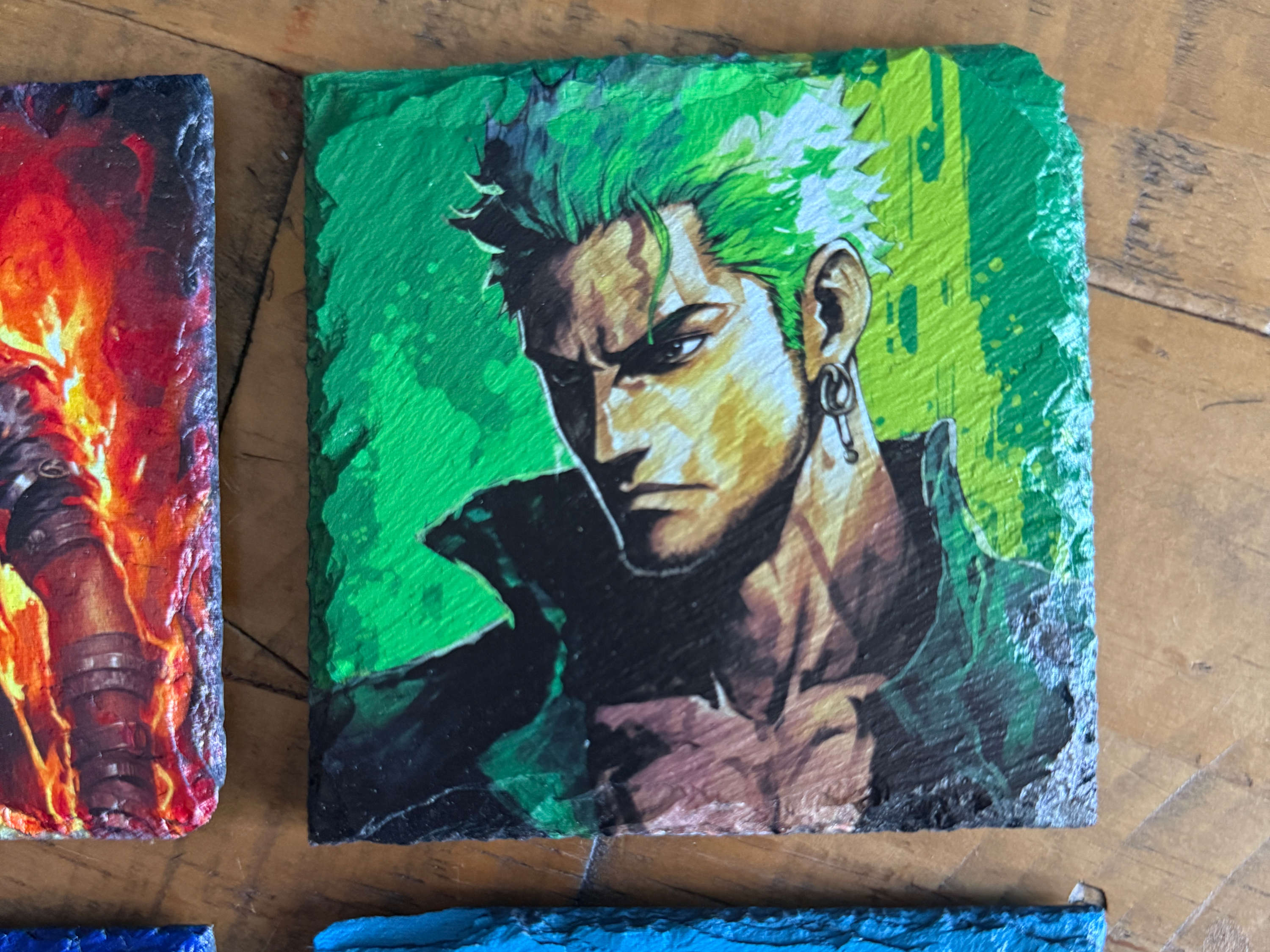 One Piece Slate Coasters - Set of 4