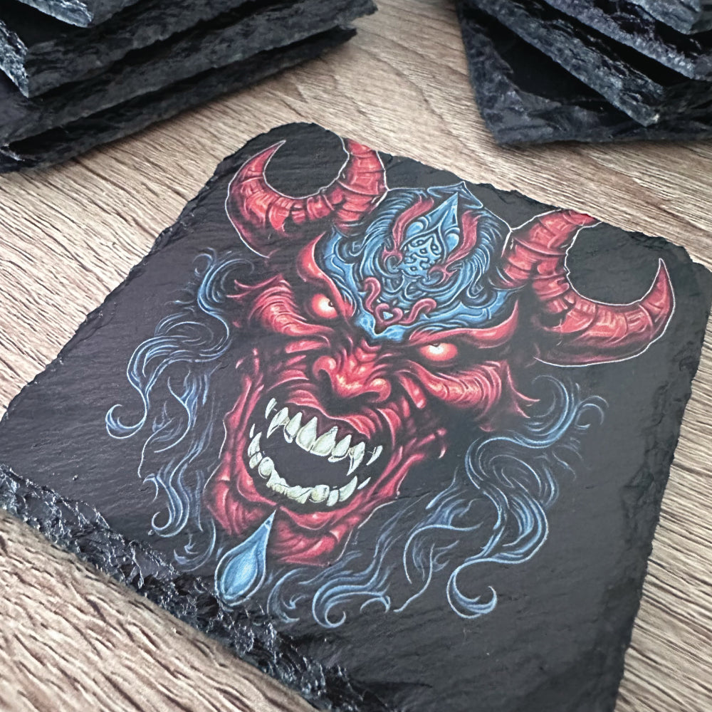 Gothic Tattoo Slate Coasters - Set of 4 #2