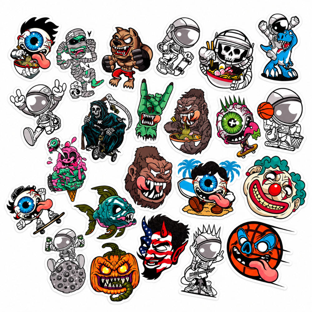 Monster Mayhem Stickers