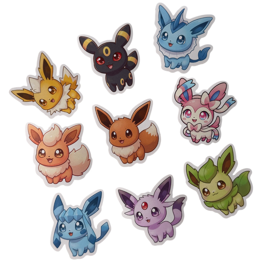 Eevee Evolutions Stickers