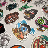 Monster Mayhem Stickers