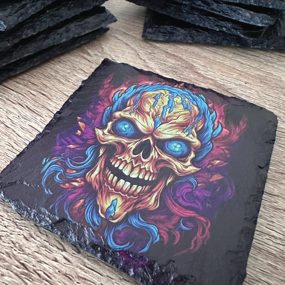 Gothic Tattoo Slate Coasters - Set of 4 #2