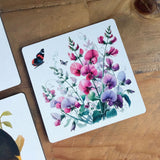 Flora and Fauna Wooden Coasters