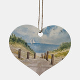 Decoupage Hanging Hearts