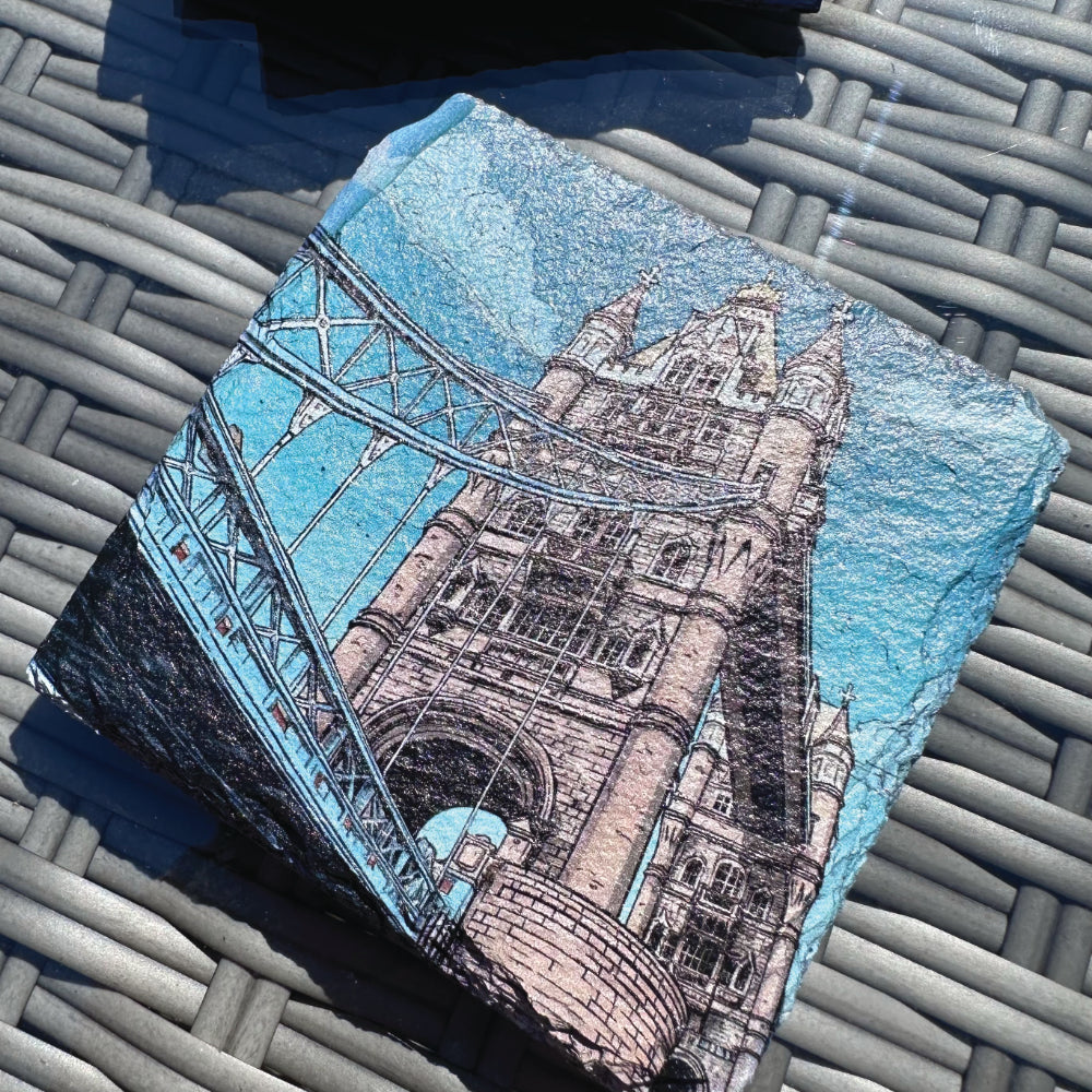 London Slate Coasters - Set of 4 #1