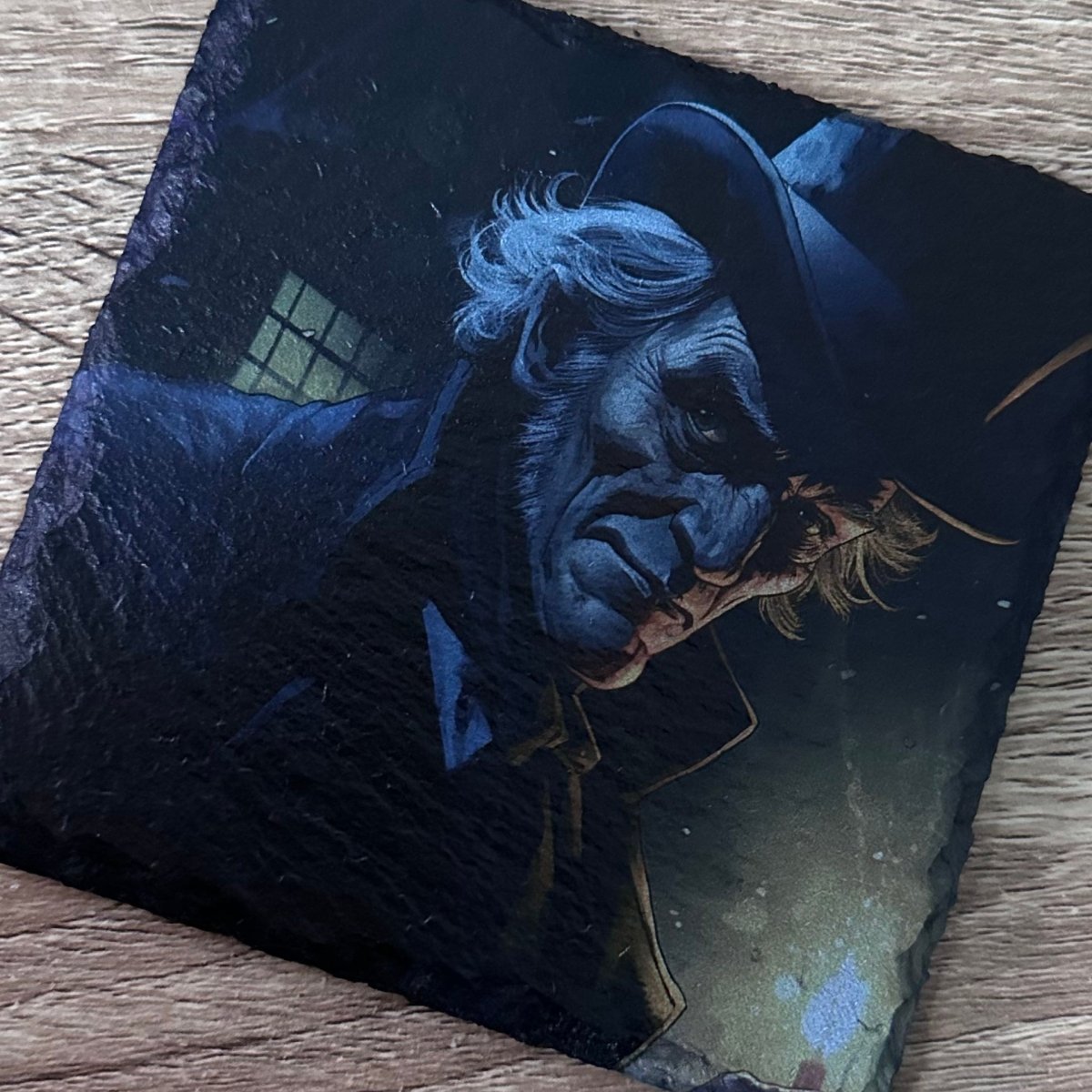 A Christmas Carol Slate Coasters - Scrooge - GameOn.games