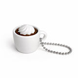 Hot Chocolate Fidget Clicker Keychain