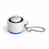 Hot Chocolate Fidget Clicker Keychain