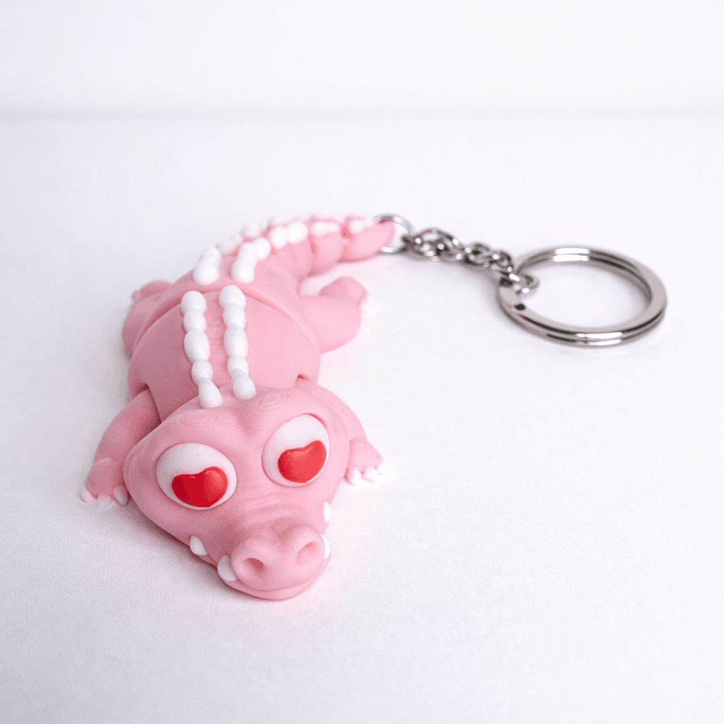 Flexi In Love Crocs Keychain