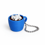Hot Chocolate Fidget Clicker Keychain
