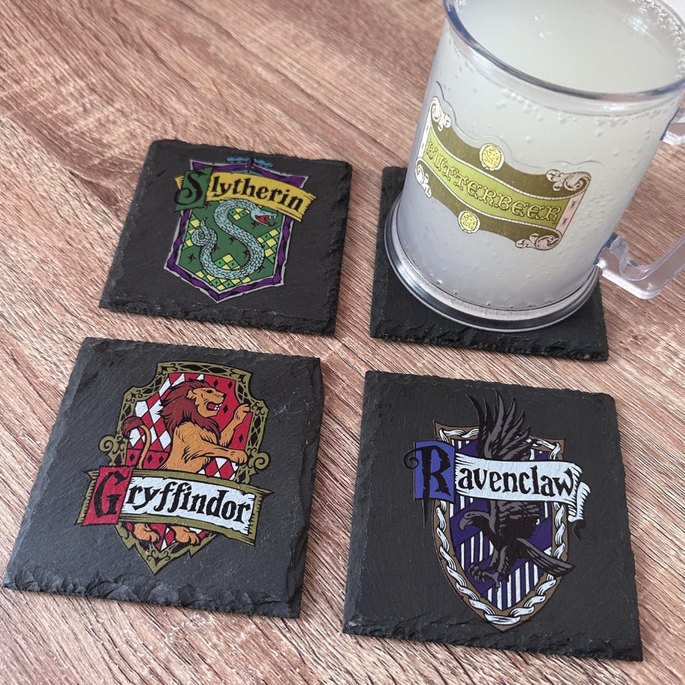 Hogwarts House Crest Slate Coasters - Ravenclaw - GameOn.games