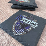 Hogwarts House Crest Slate Coasters - Ravenclaw - GameOn.games