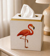 Flamingo Tissue Box Cover