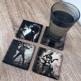 Music Legends Slate Coasters - Set of 4