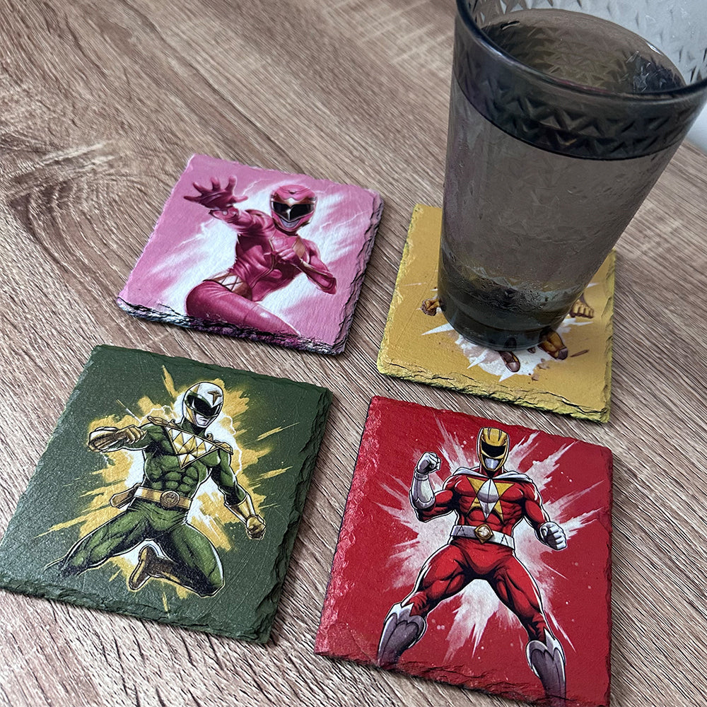 Super Ranger Slate Coasters - Set of 4
