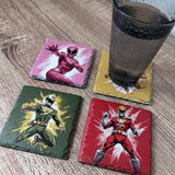 Super Ranger Slate Coasters - Set of 4