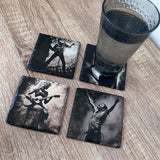 Music Legends Slate Coasters - Set of 4