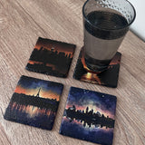 Worldwide City Slate Coasters - Set of 4