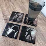 Music Legends Slate Coasters - Set of 4