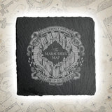 Maruader's Map Slate Coaster - GameOn.games