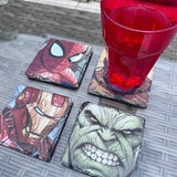 Marvel Slate Coasters - Iron Man - GameOn.games