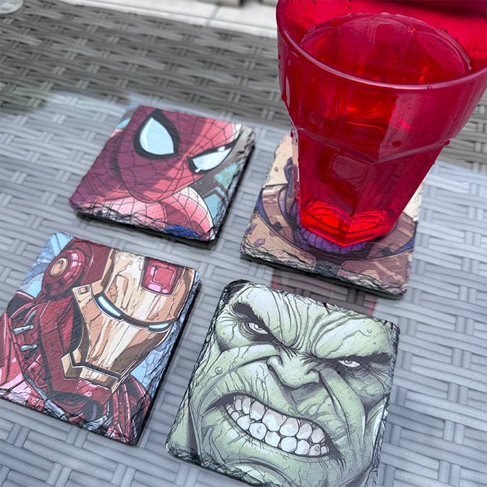 Marvel Slate Coasters - Thanos - GameOn.games